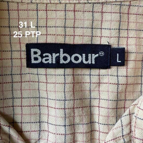 Barbour Shirt Large Multicolor Striped Casual Button Up New York Minimalist - Picture 8 of 10